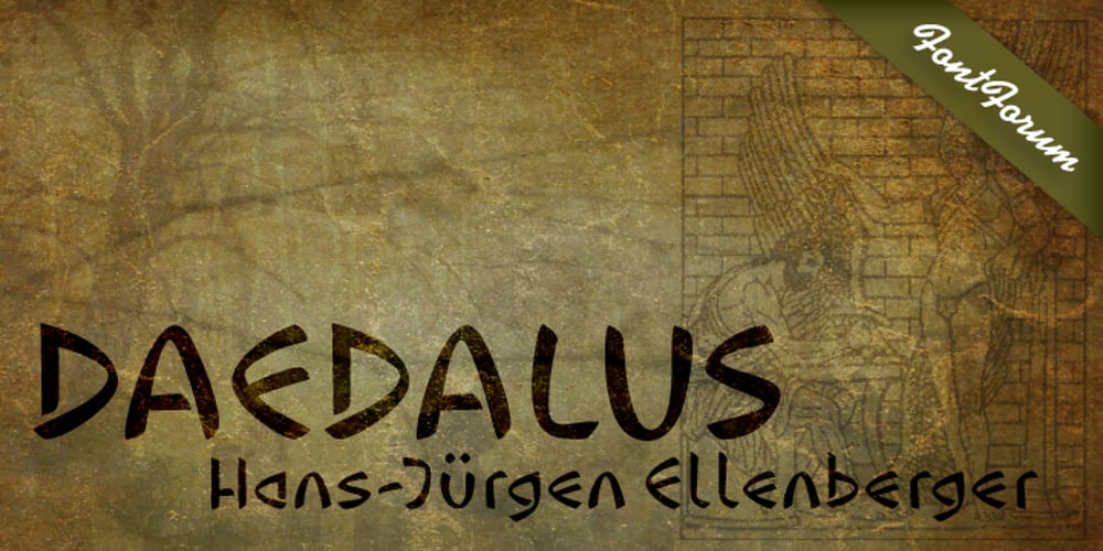 Daedalus font