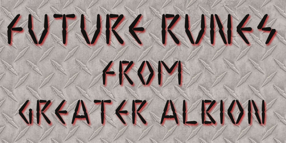 Future Runes font