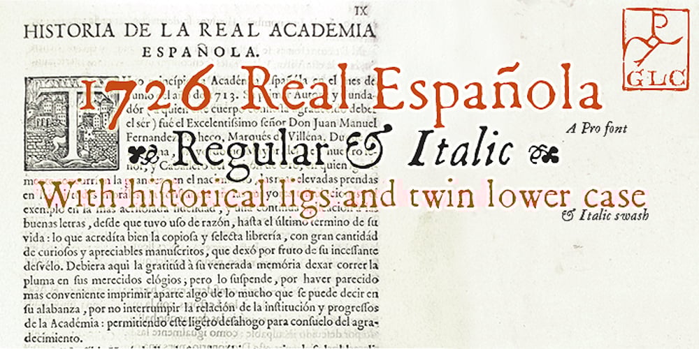 1726 Real Española font