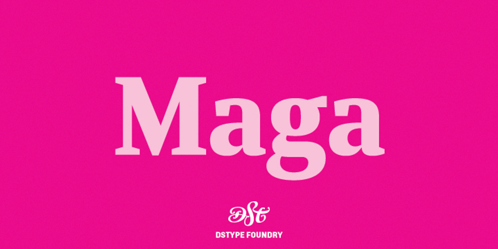 Maga font