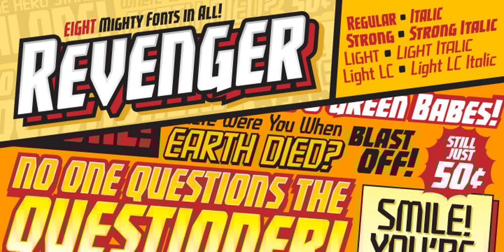 Revenger BB font