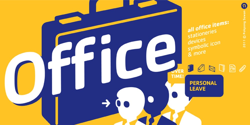 Office PI font