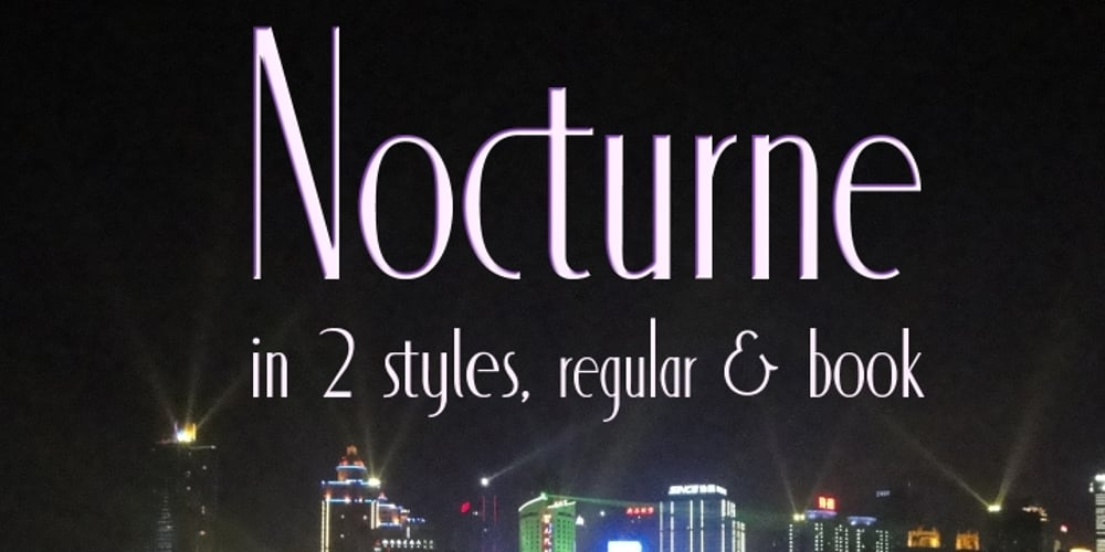 Nocturne font