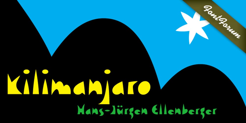 Kilimanjaro font