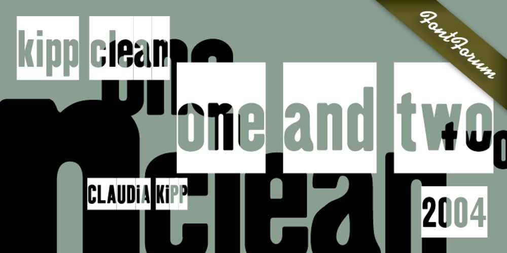 Kipp Clean font