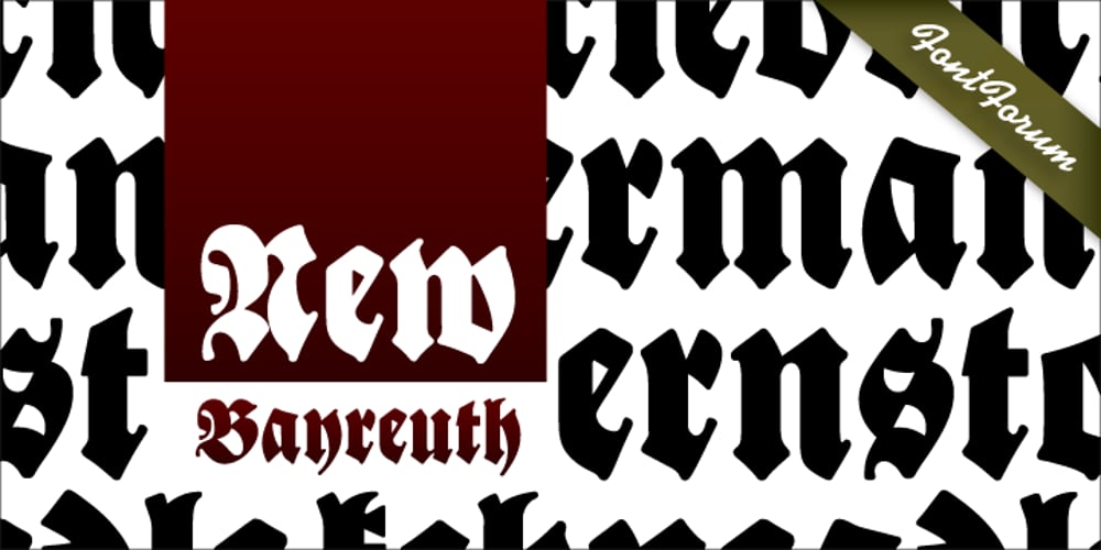 New Bayreuth font