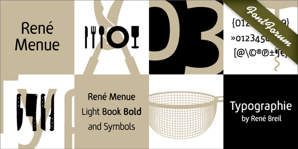 René Menue font