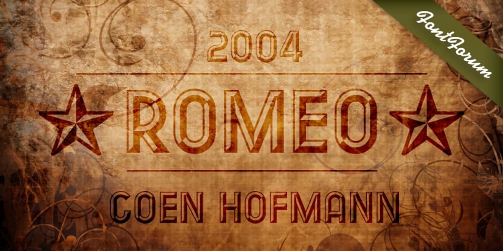 Romeo font