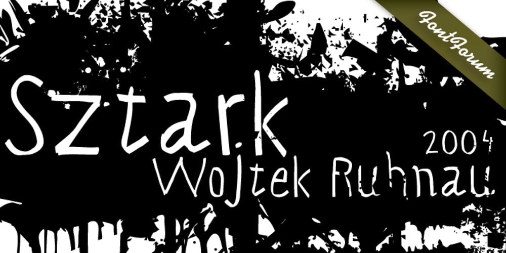 Sztark font