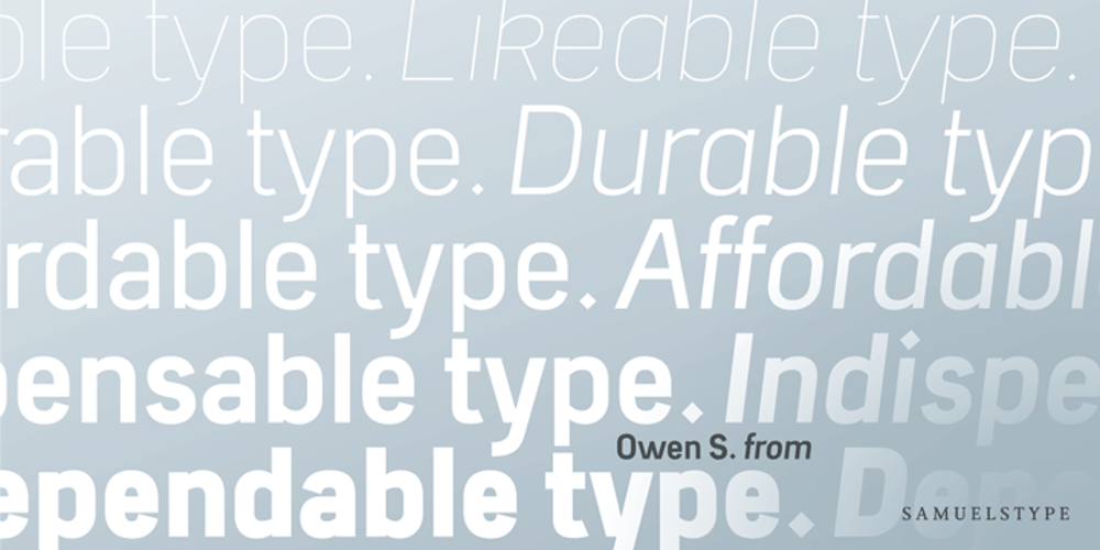 Owen S. font