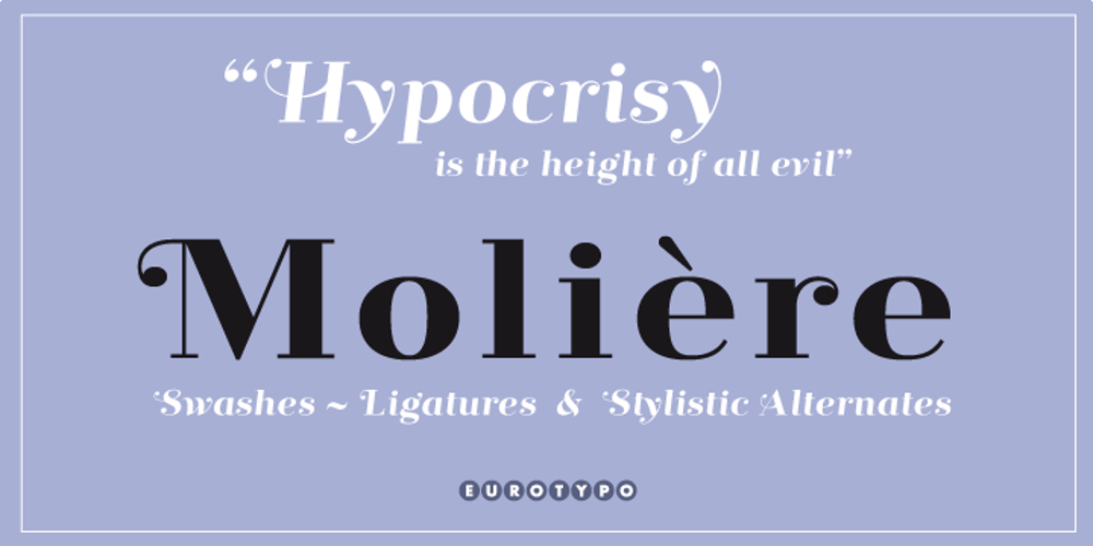 Moliere font