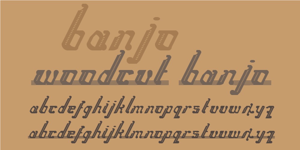 Banjo font