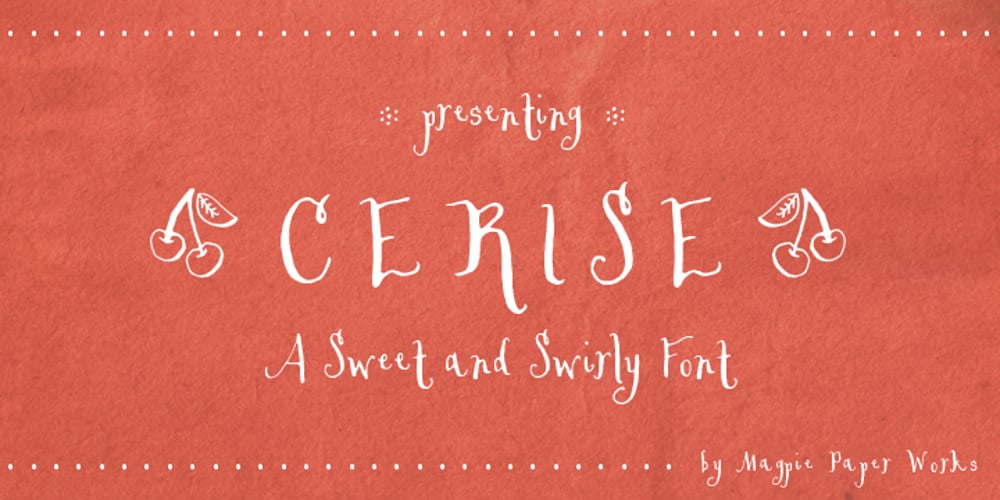 Cerise font