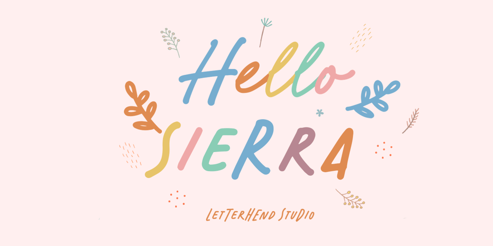 Hello Sierra Sans font