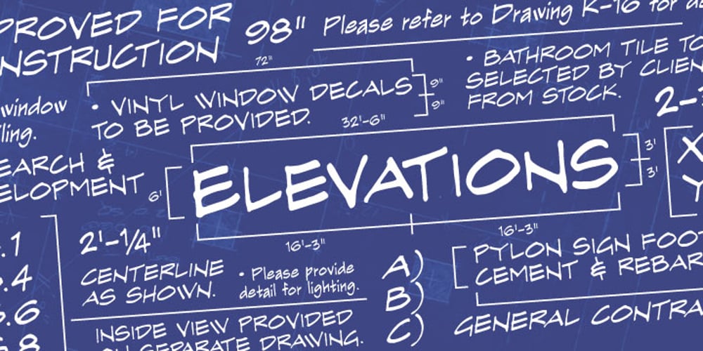 Elevations BB font