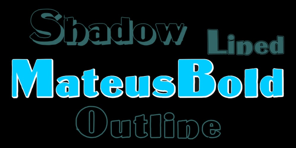 Mateus Bold font