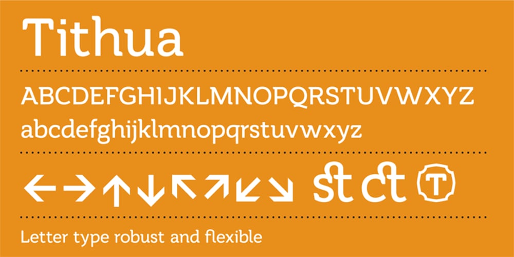 Tithua font