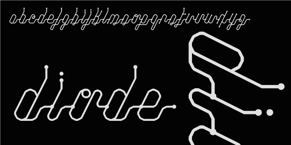 Diode font