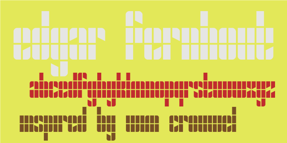 Edgar Fernhout font