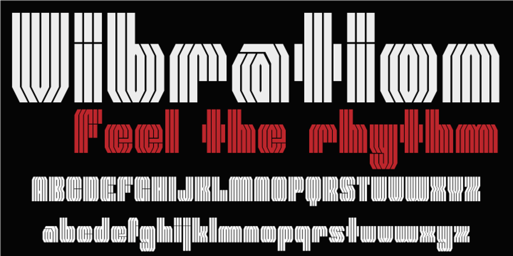 Vibration font