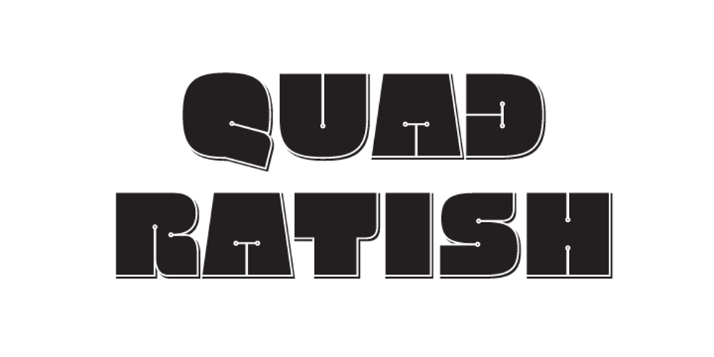 Quadratish font