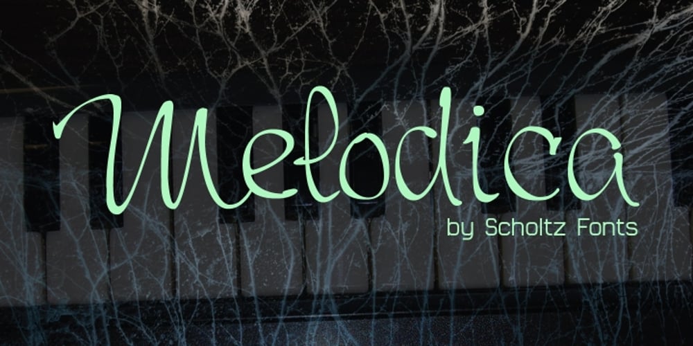 Melodica font
