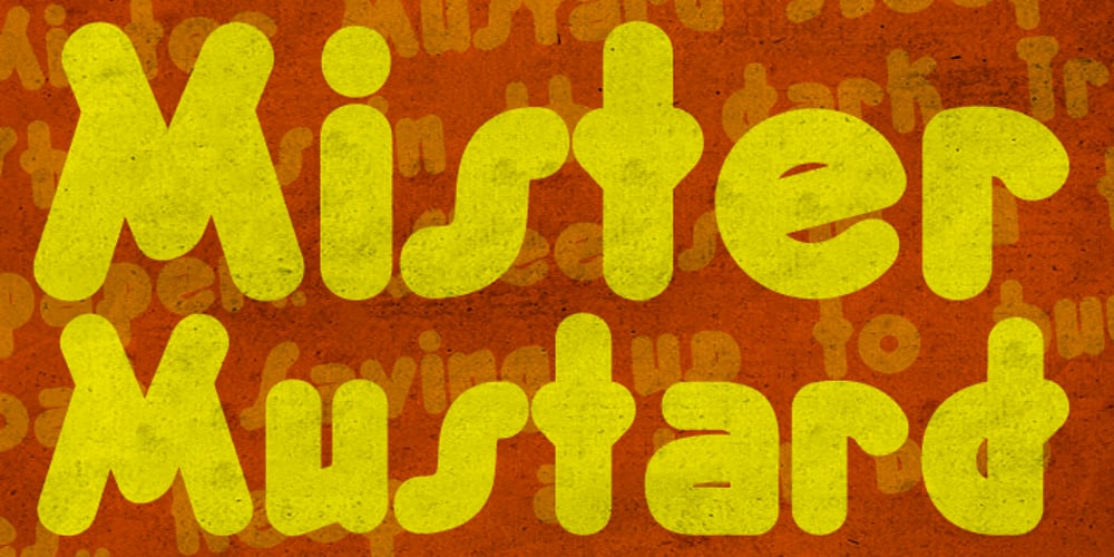 Mister Mustard font