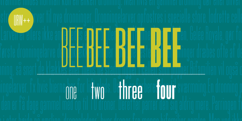 Bee font