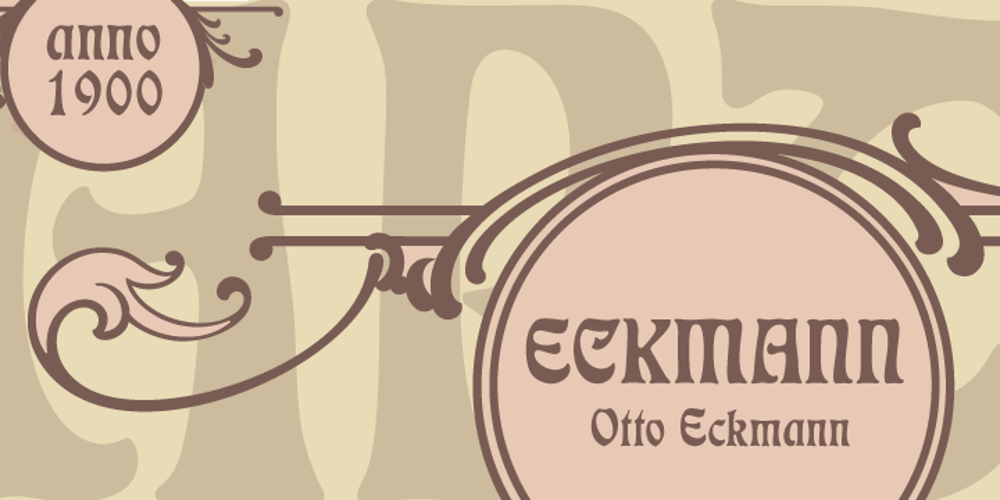 Eckmann font