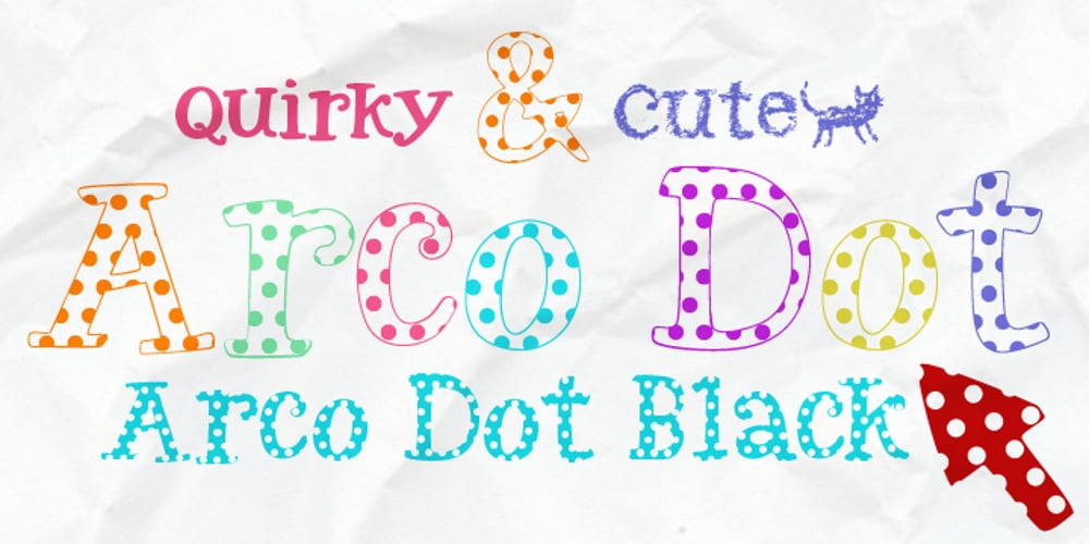 Arco Dot font