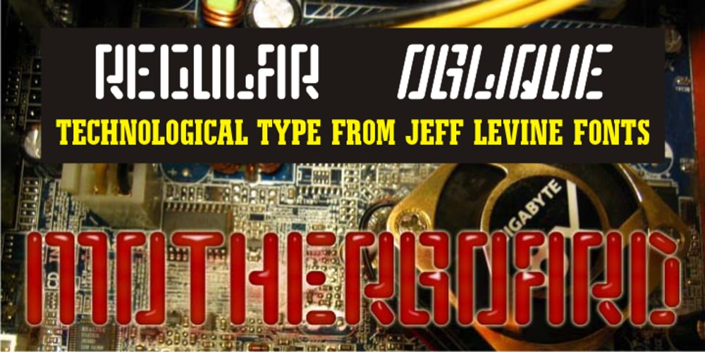 Motherboard JNL font