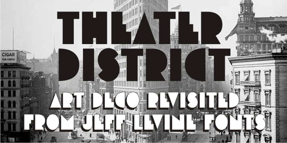 Theater District JNL font
