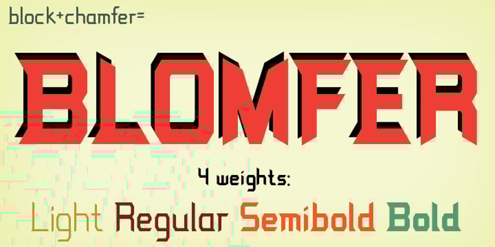 Blomfer font