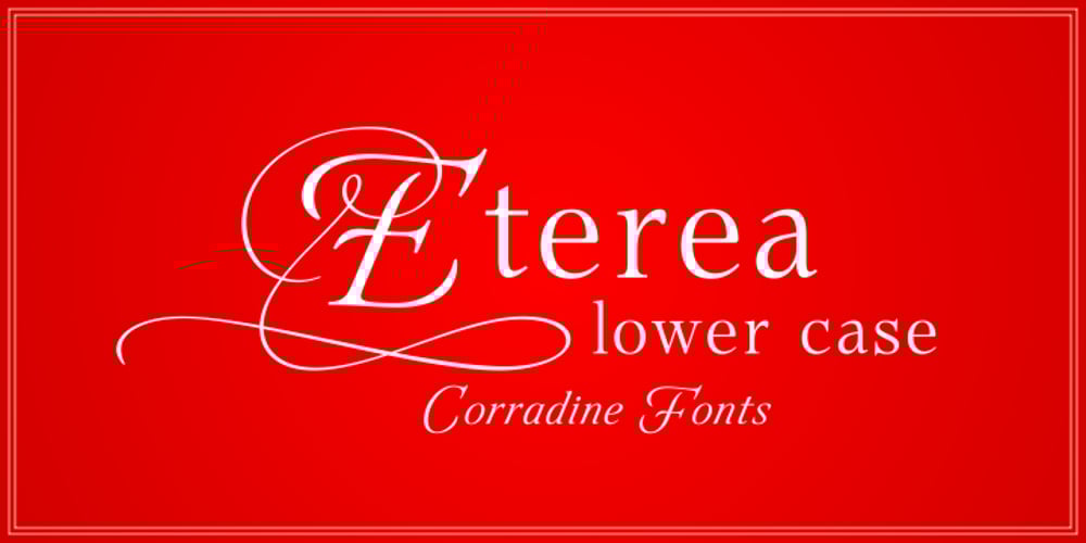Eterea LC font