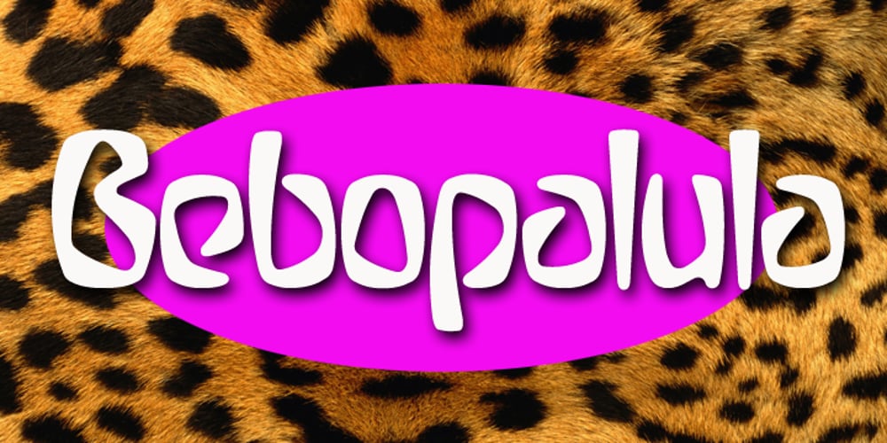 Bebopalula font