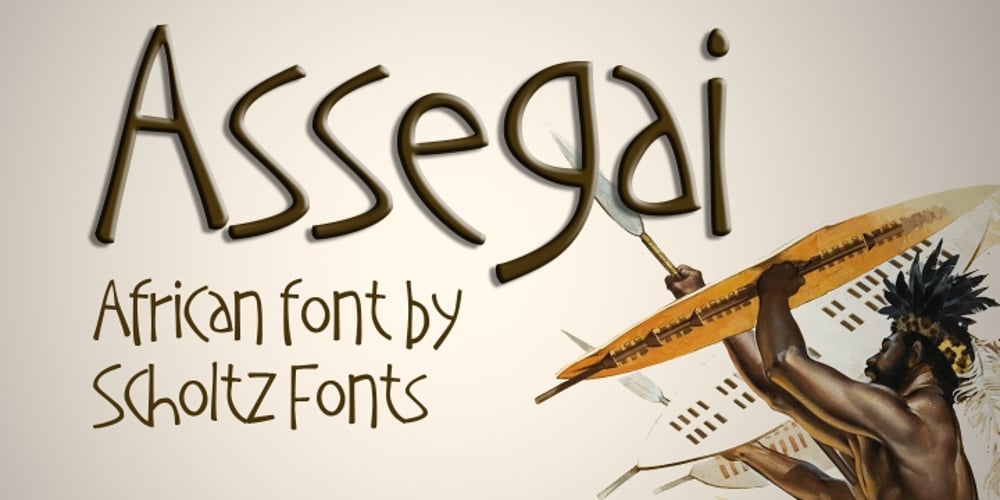 Assegai font