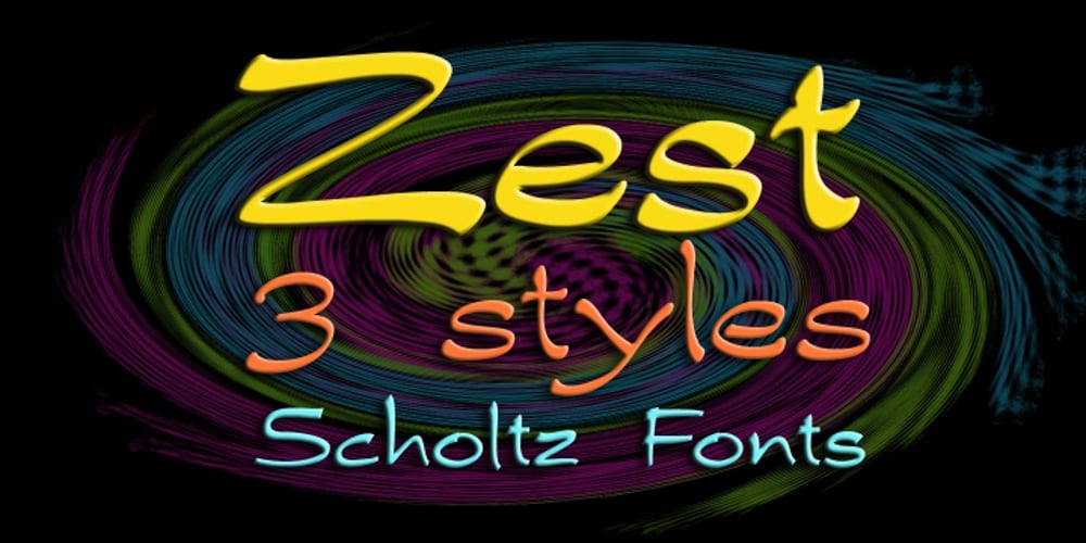 Zest font