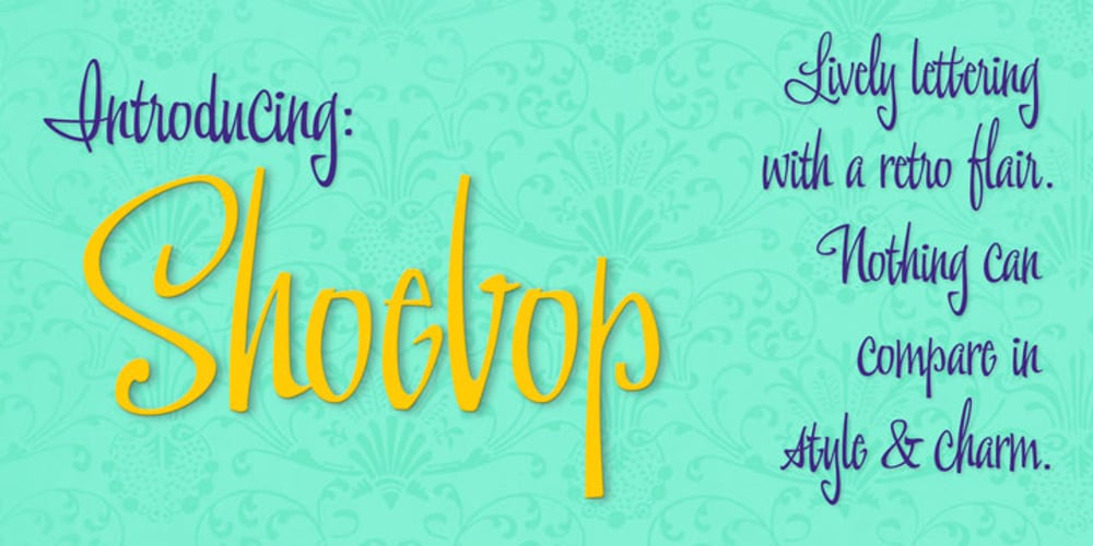 Shoebop font