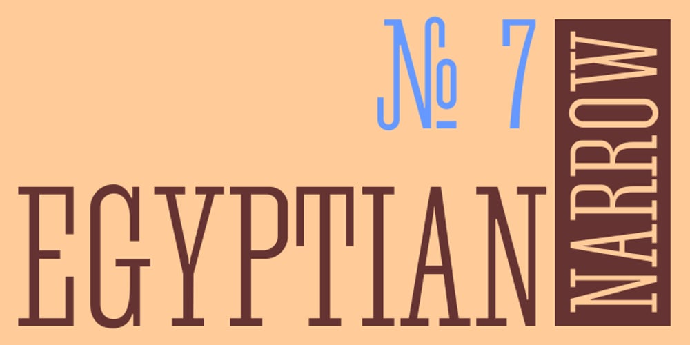 Aegipti 7 font