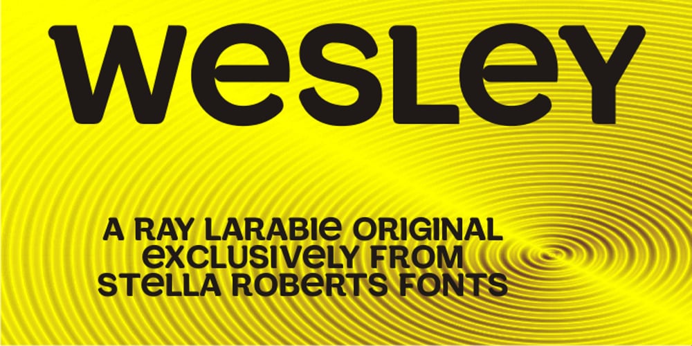 Wesley SRF font