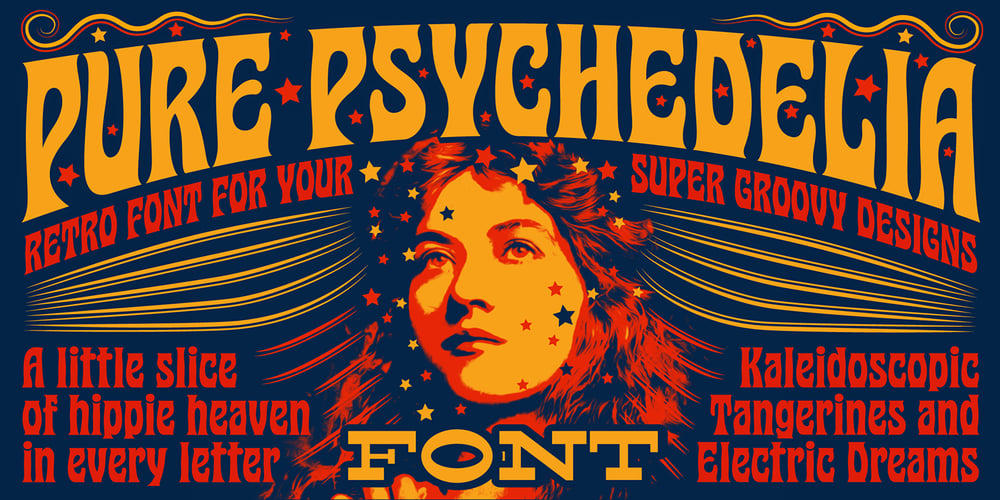 Pure Psychedelia font