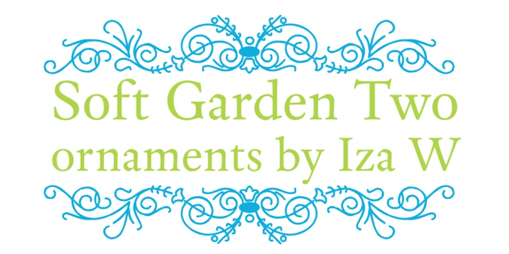 Soft Garden font