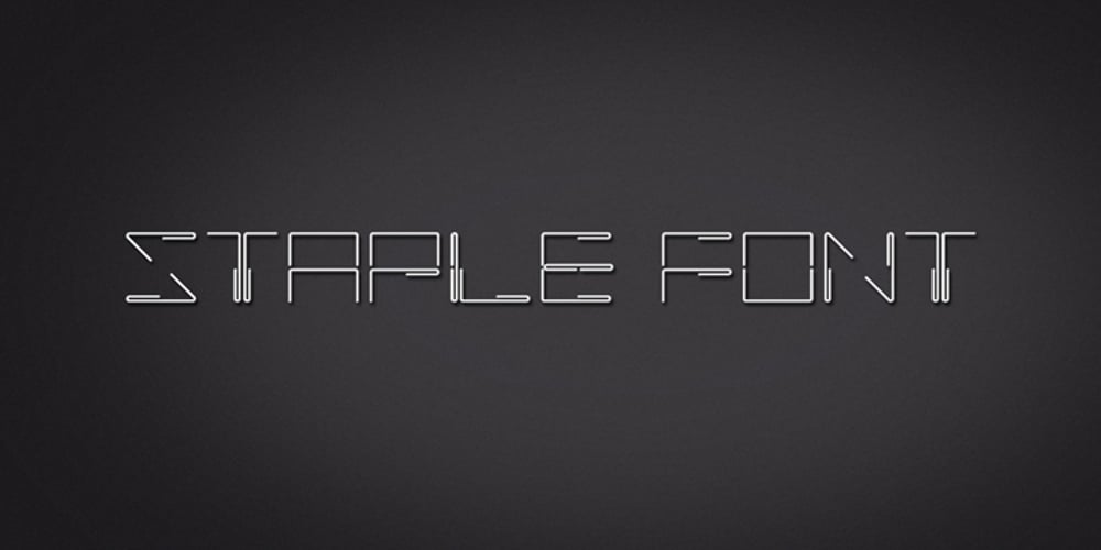 Staple font