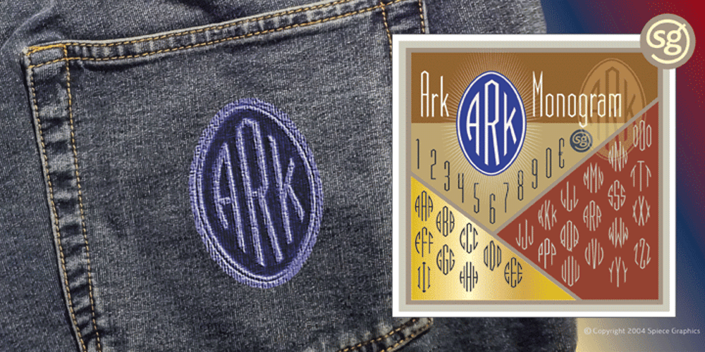 Ark Monogram SG font