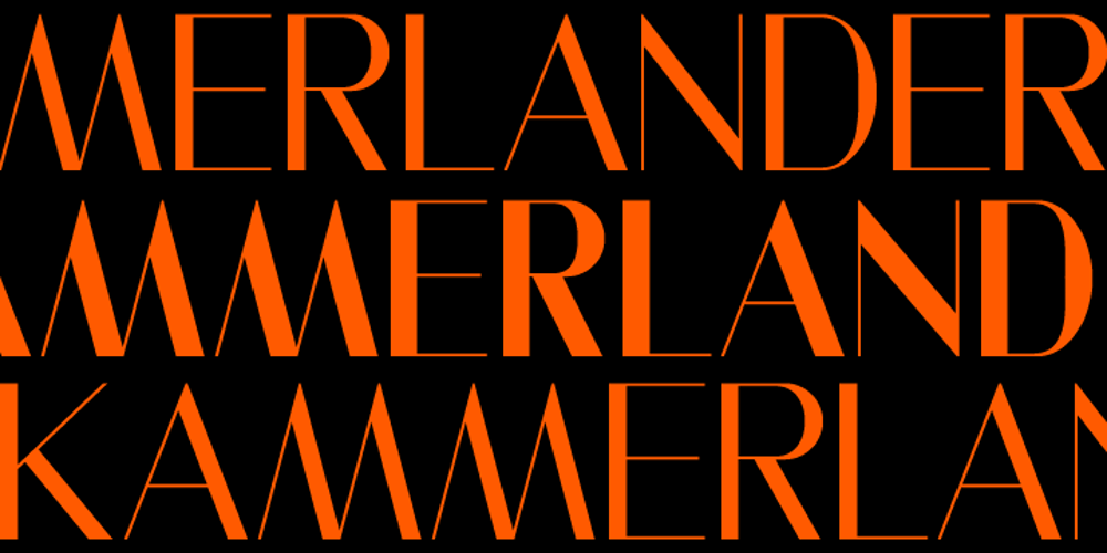 Kammerlander font