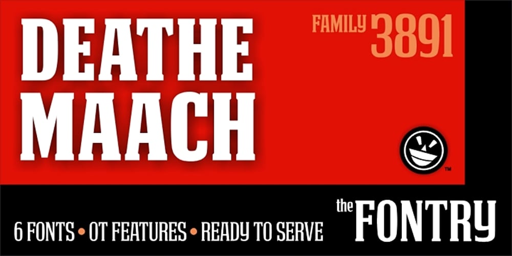 DEATHE MAACH font