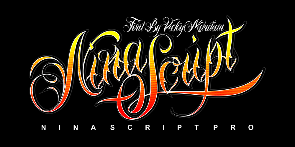 Nina Script Pro font