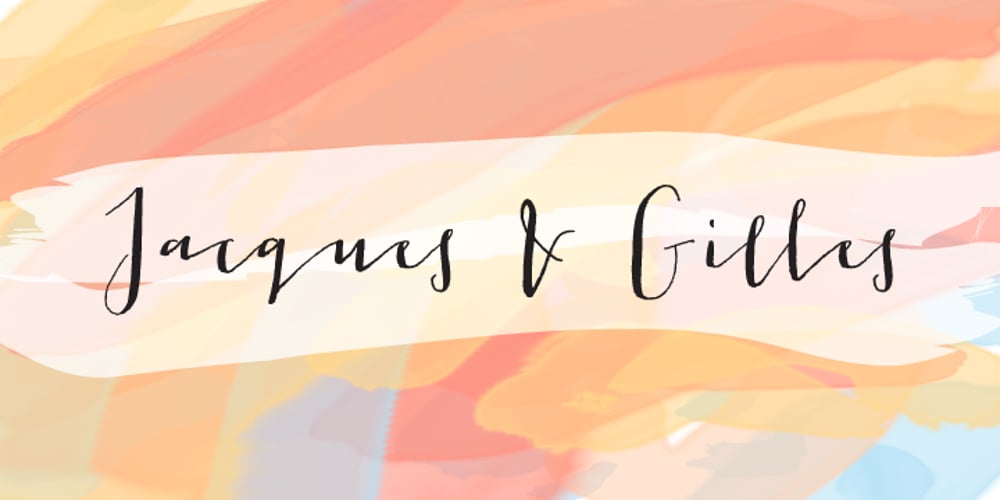 Jacques & Gilles font