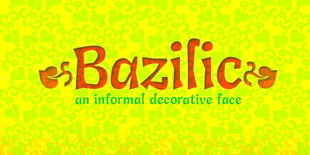 Bazilic font