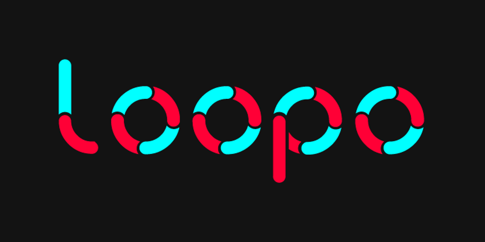 Loopo Stencil font